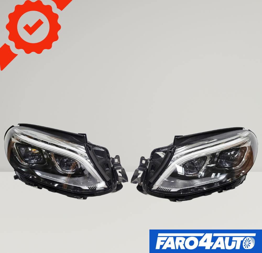 MERCEDES GLE CLASS W292, FULL LED RIGHT + LEFT SIDE HEADLIGHTS