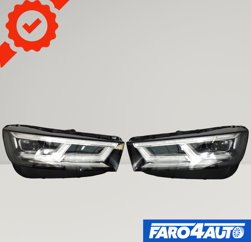 AUDI Q5, FULL LED RIGHT + LEFT SIDE HEADLIGHTS