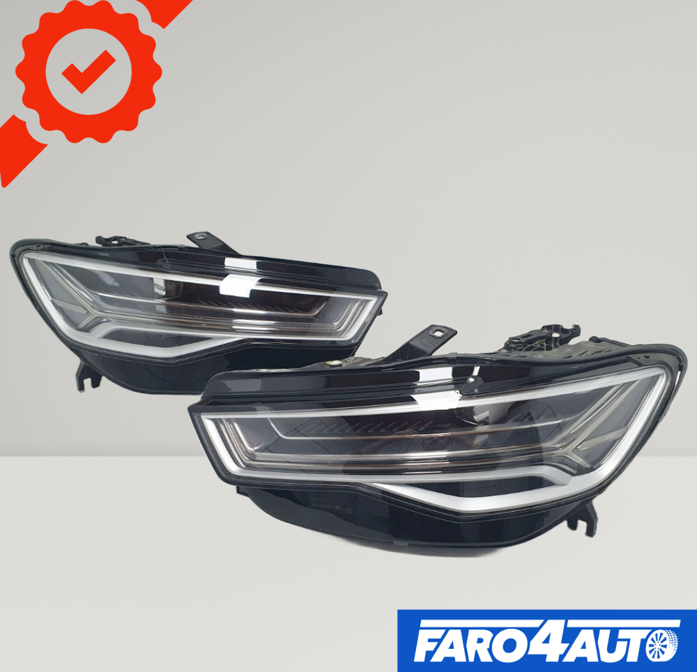 AUDI A6 C7, FULL LED RIGHT + LEFT SIDE HEADLIGHTS