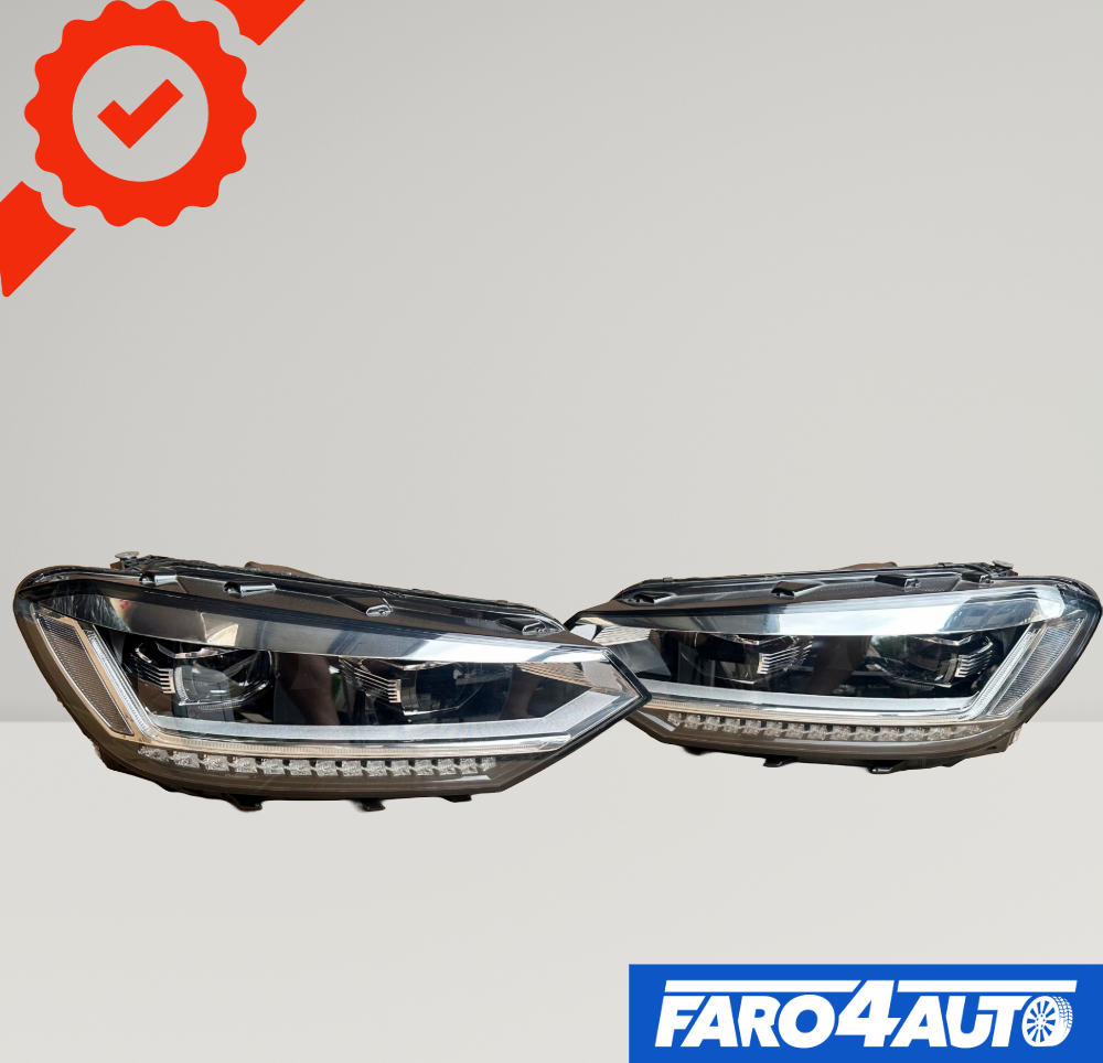 VOLKSWAGEN TOURAN, FULL LED RIGHT + LEFT SIDE HEADLIGHTS