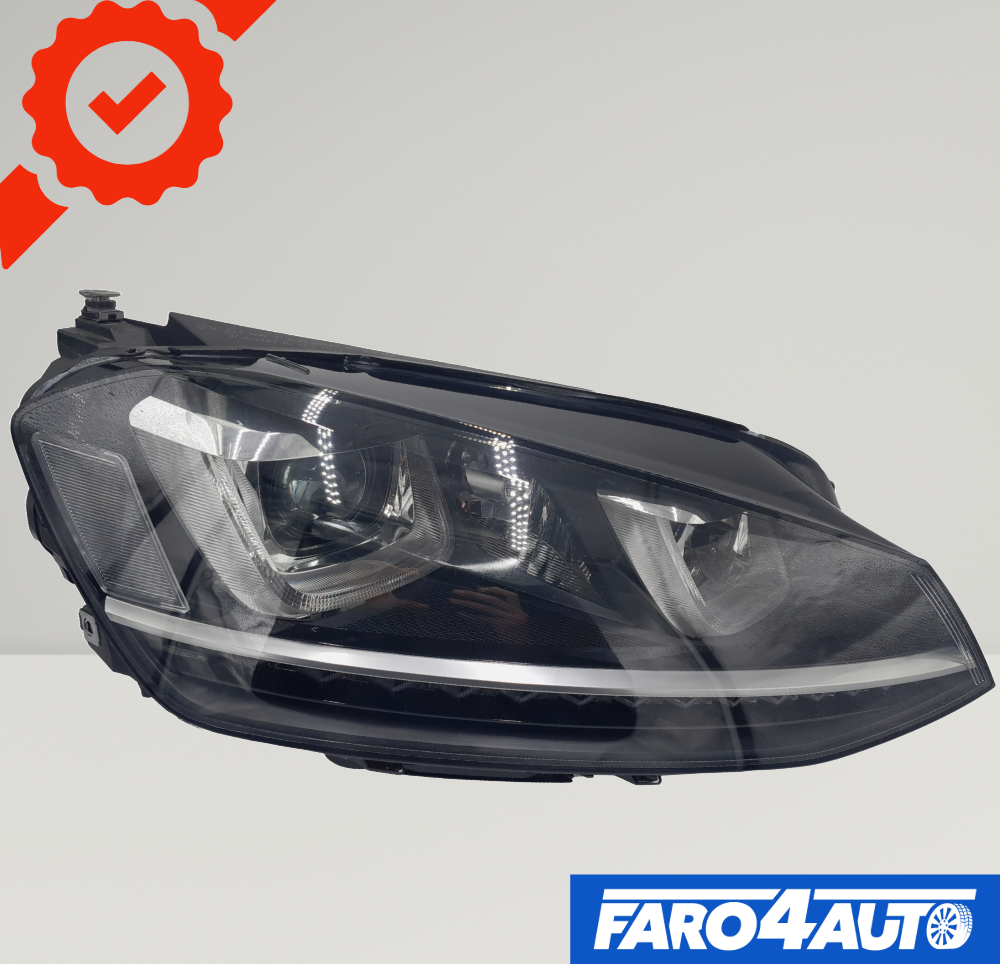 VOLKSWAGEN VW GOLF VII, RIGHT SIDE XENON HEADLIGHT