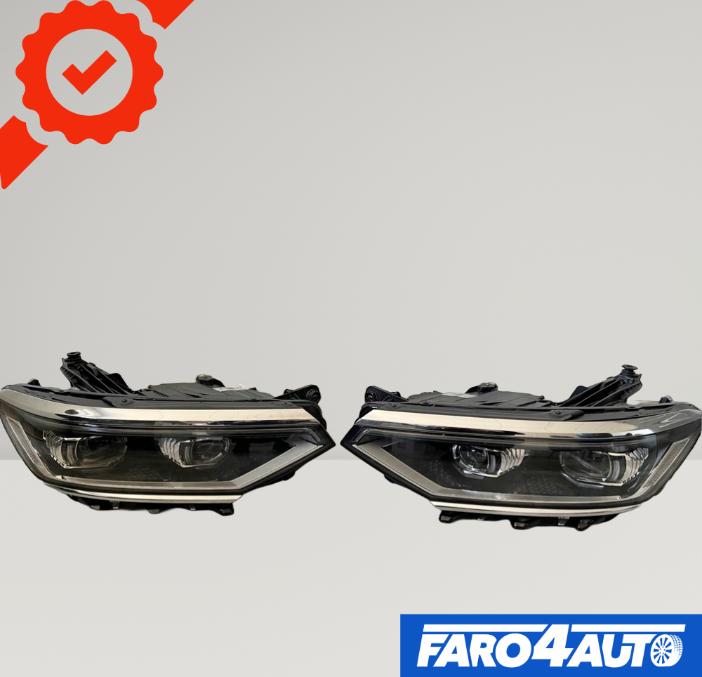 VOLKSWAGEN PASSAT B8, FULL LED RIGHT + LEFT SIDE HEADLIGHTS