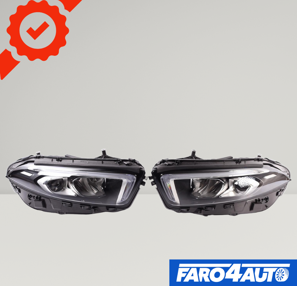 MERCEDES A CLASS W177, RIGHT + LEFT SIDE FULL LED HEADLIGHTS