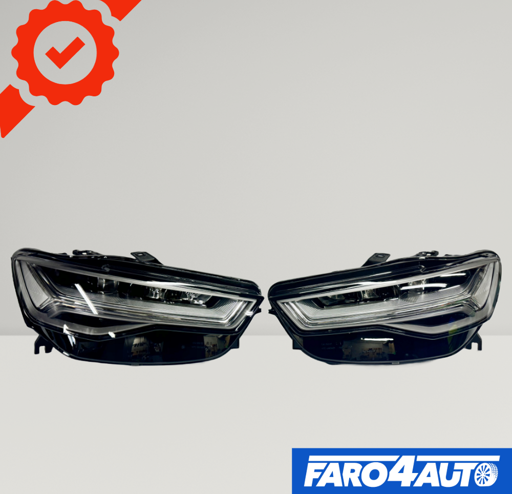 AUDI A6 C7, FULL LED RIGHT + LEFT SIDE HEADLIGHTS