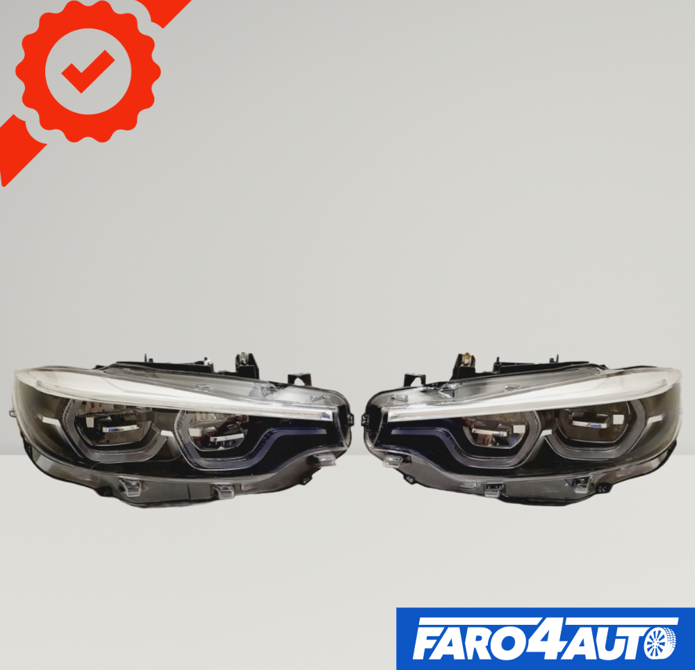 BMW 4 SERIES F32 F33 F36 ADAPTIVE LED HEADLIGHTS LEFT + RIGHT SIDE