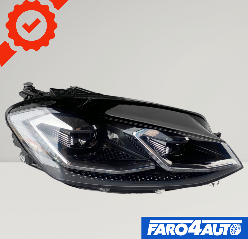 VOLKSWAGEN VW GOLF 7 VII, FULL LED RIGHT SIDE HEADLIGHT