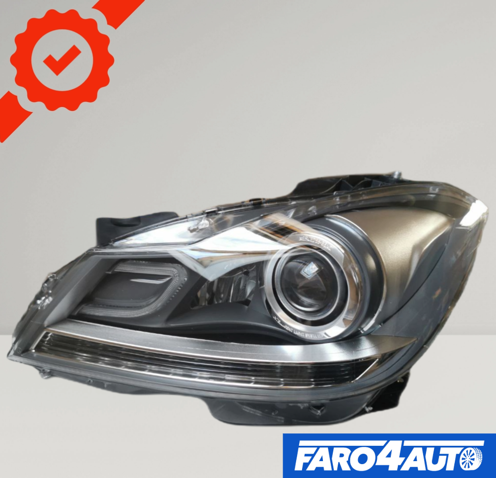 MERCEDES C CLASS W204, XENON LEFT SIDE HEADLIGHT