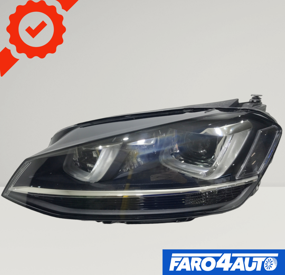 VOLKSWAGEN VW GOLF VII, LEFT SIDE XENON HEADLIGHT