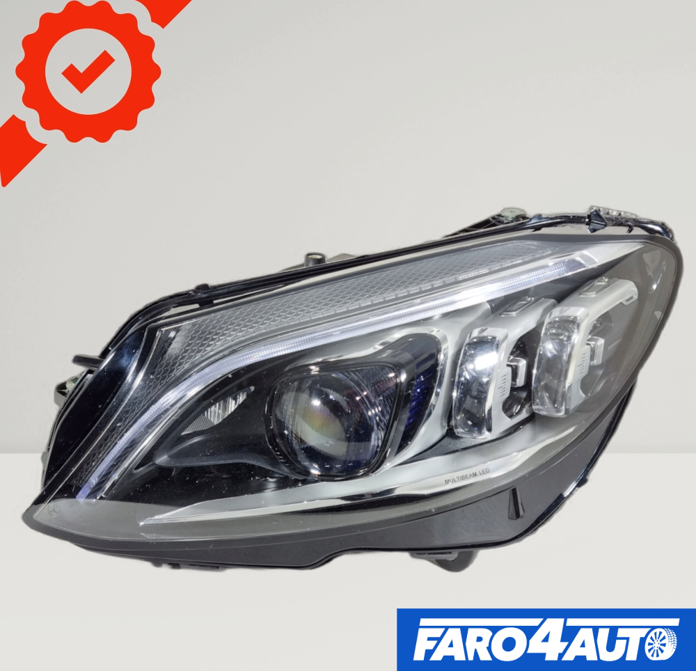 MERCEDES C CLASS W205, MULTIBEAM FULL LED LEFT SIDE HEADLIGHT