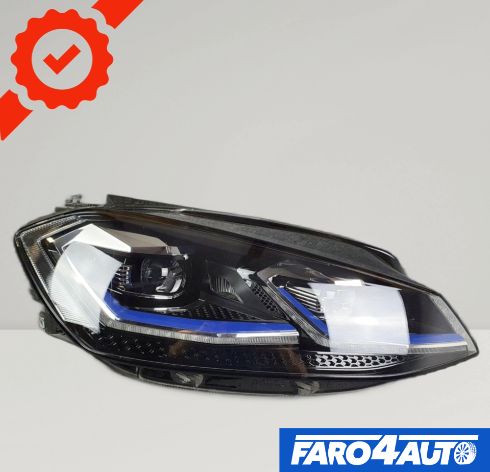 VOLKSWAGEN VW GOLF GTE VII, PHARE CÔTÉ DROIT FULL LED