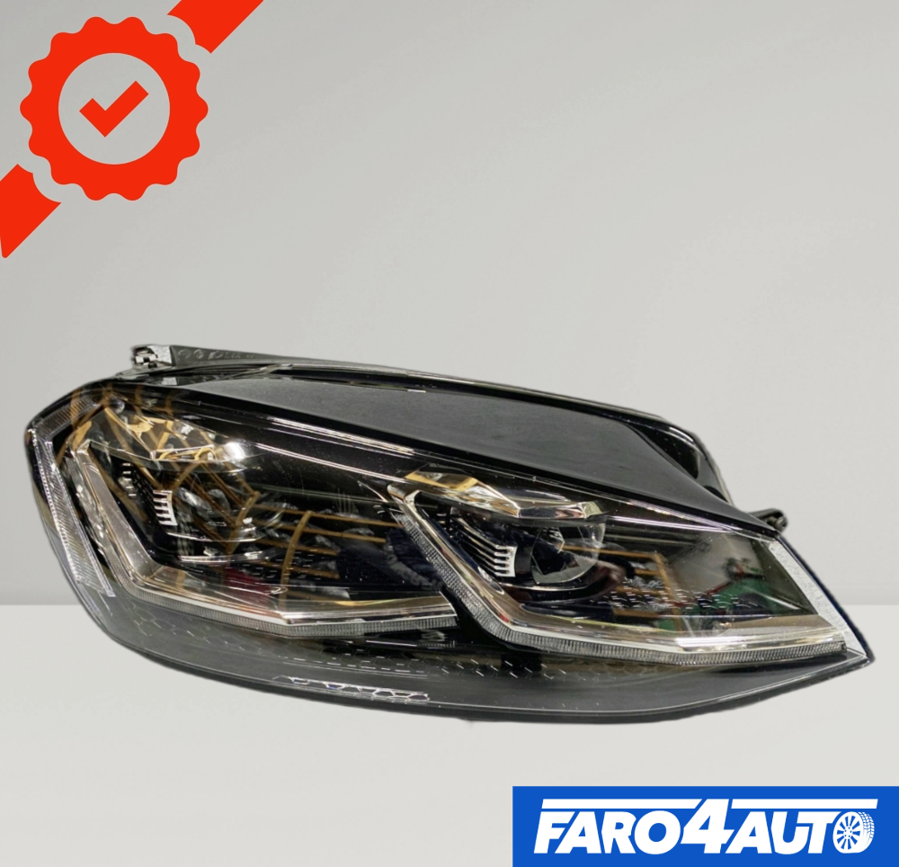 VOLKSWAGEN VW GOLF 7 VII, FULL LED RIGHT SIDE HEADLIGHT