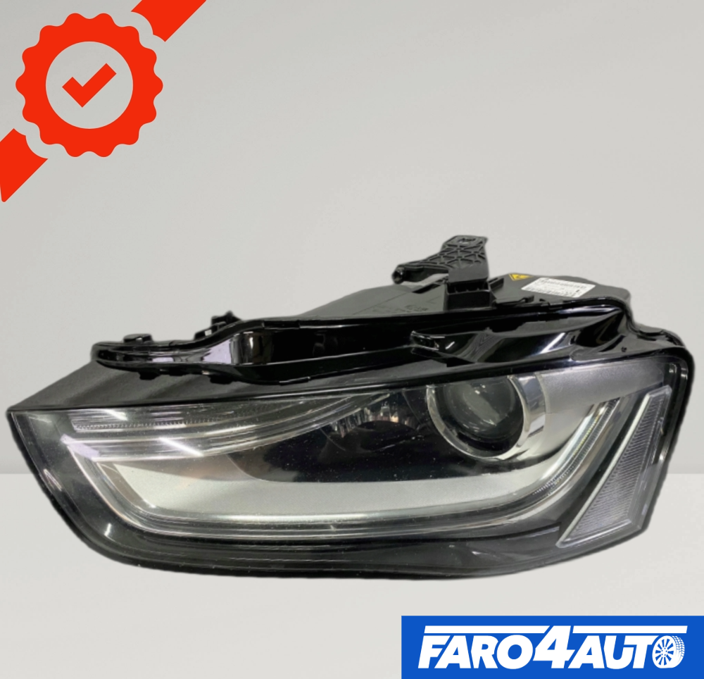 AUDI A4 B8, XENON LEFT SIDE HEADLIGHT