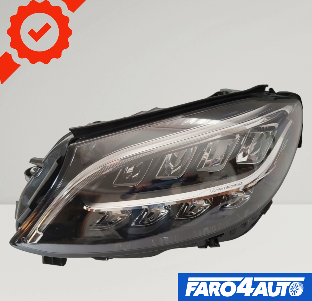 MERCEDES C CLASS W205, LEFT SIDE FULL LED HEADLIGHT