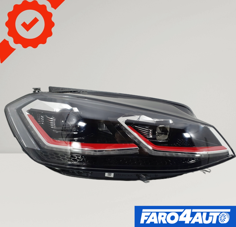 VOLKSWAGEN VW GOLF GTI VII, FULL LED RIGHT SIDE HEADLIGHT